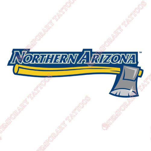 Northern Arizona Lumberjacks Customize Temporary Tattoos Stickers NO.5642